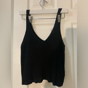 Forever 21 Black Knit Tanktop
